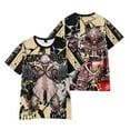 thumbnail image 5 of Summer Gachiakuta Anime T-shirt Harajuku Street Trend Round Neck Short Sleeve Top, 5 of 7