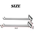 thumbnail image 2 of 4PCS 11.8 Inch Stemware Wine Glass Hanging Rack with Screws, Wall Mount Wine Glass Holder Hanger Storage, Metal Organizer for Bar Kitchen, Under Cabinet, 2 of 5