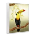 thumbnail image 4 of Stupell Industries One Toucan on Branch Animals & Insects Painting White Framed Art Print Wall Art, 16 x 20, 4 of 10