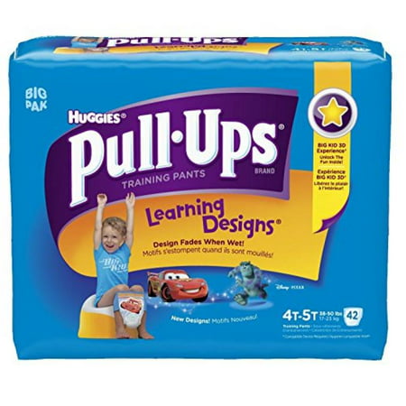 UPC 099998000284 product image for Huggies Pull-Ups Learning Design Training Pants, Size 4T-5T, Boy, 42 Count each, | upcitemdb.com