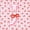Pink Red J, variant on Catabedysis Sweet Cherry Print A Quilt Full,Personalized Monogrammed Gifts Full Bedspread Sets For Girls,3-Piece
