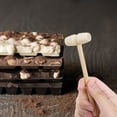 thumbnail image 1 of 10PCS Wooden Chocolate Hammer Sturdy Safe Small Mallet, 1 of 8