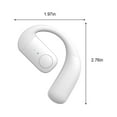 thumbnail image 3 of Uandlove Bluetooth Headset for Truckers,Business Bluetooth Headphones Single Ear OWS Open Ultra-long Battery Life Intelligent Noise Reduction,White, 3 of 9