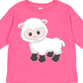 thumbnail image 4 of Inktastic Cute White Lamb Boys or Girls Long Sleeve Toddler T-Shirt, 4 of 5