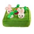 thumbnail image 1 of Juguete creativo de peluche de zanahoria de jardín, juguete educativo de interacción entre famiia, juguete para masticar verduras, perros, Yuyangstore Muñeca Zanahoria, 1 of 8