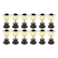 thumbnail image 4 of Mini Trofeos, 12 Piezas Mini Copas De Trofeo De Premio De Oro De Colores Brillantes, Trofeos Dorados Para Favores De Fiestas, Recompensas Escolares En El Aula De Niños, Accesorios De Premios Para Even, 4 of 14