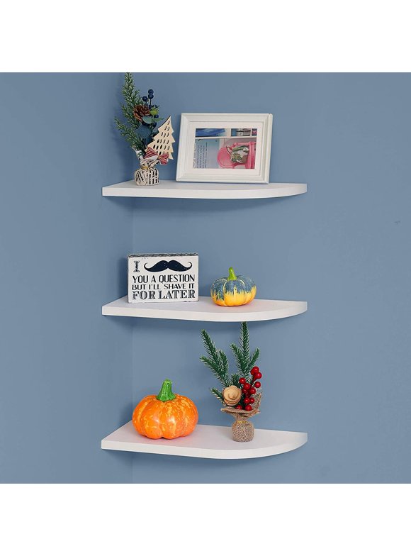 Floating Kitchen Shelves in Wall Shelves