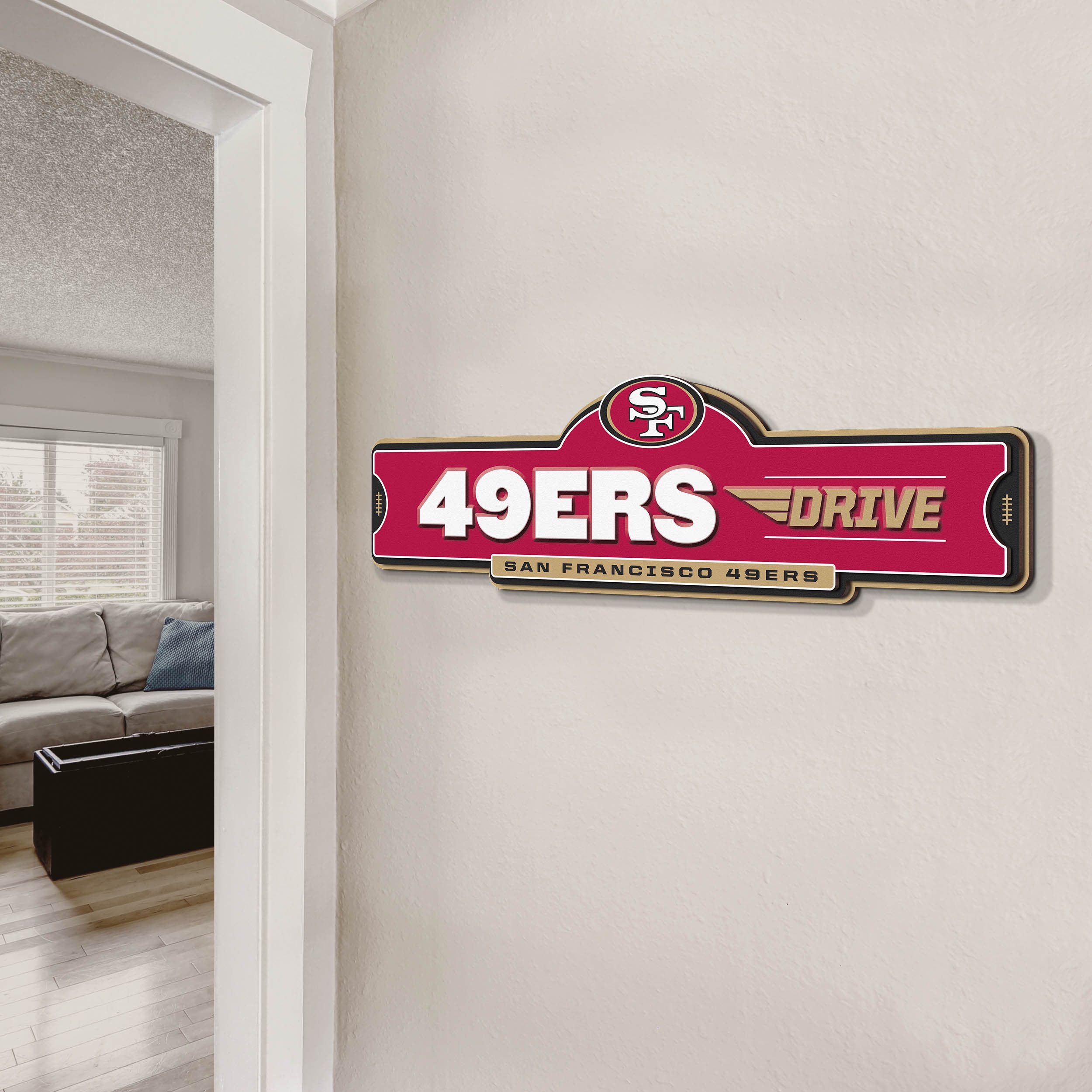 YouTheFan NFL San Francisco 49Ers Street Sign