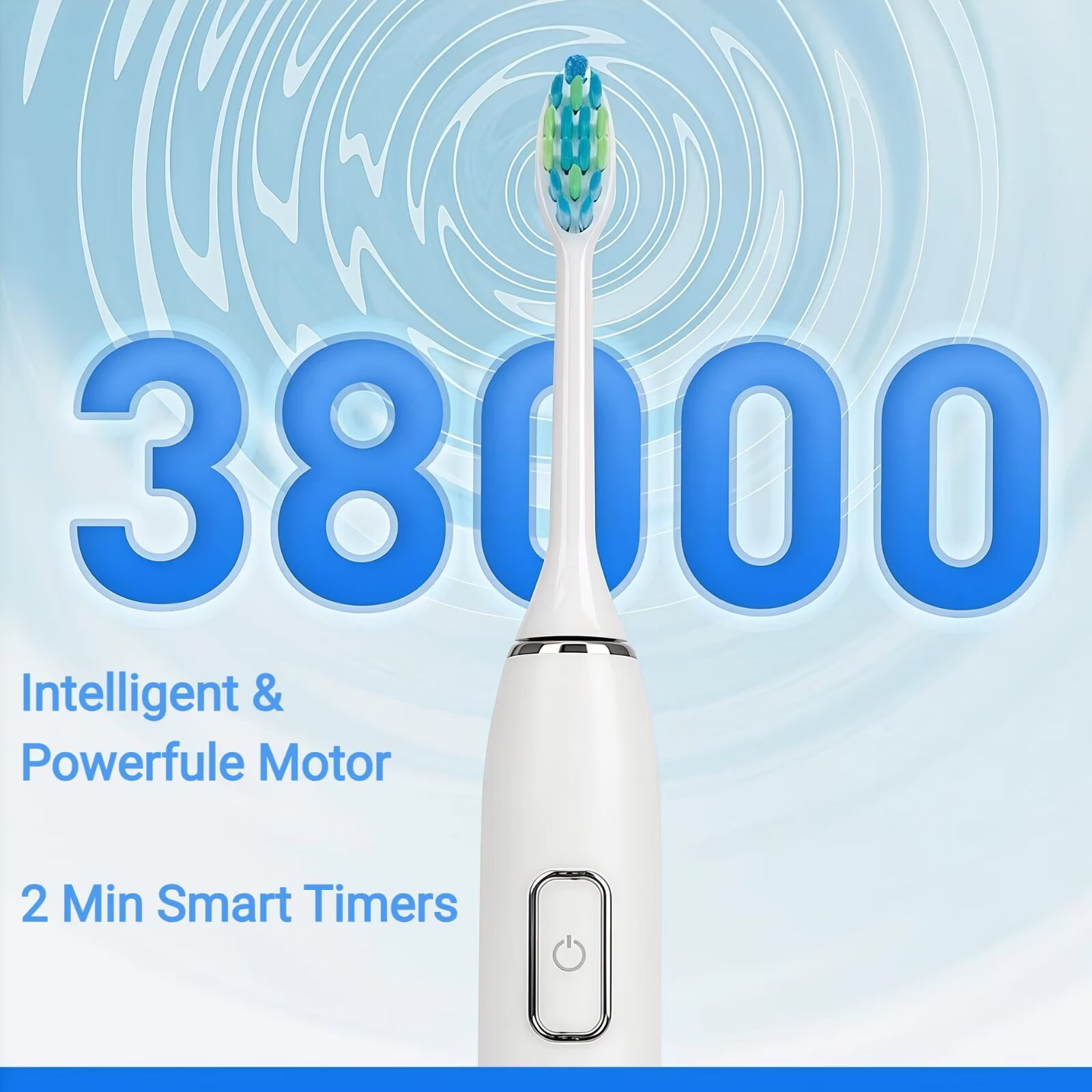 GUFICLE Diamond Pearl Adults Sonic Toothbrush, Induction Charging, 5 Modes, Pink