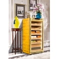thumbnail image 2 of Cigar Climate Control Cabinet, Raching MON1800 Cigar Humidor Cabinet with Ammonia Removal, 220L Wood Frame Cabinet for Cigar Storing&Aging - Gold, 2 of 8