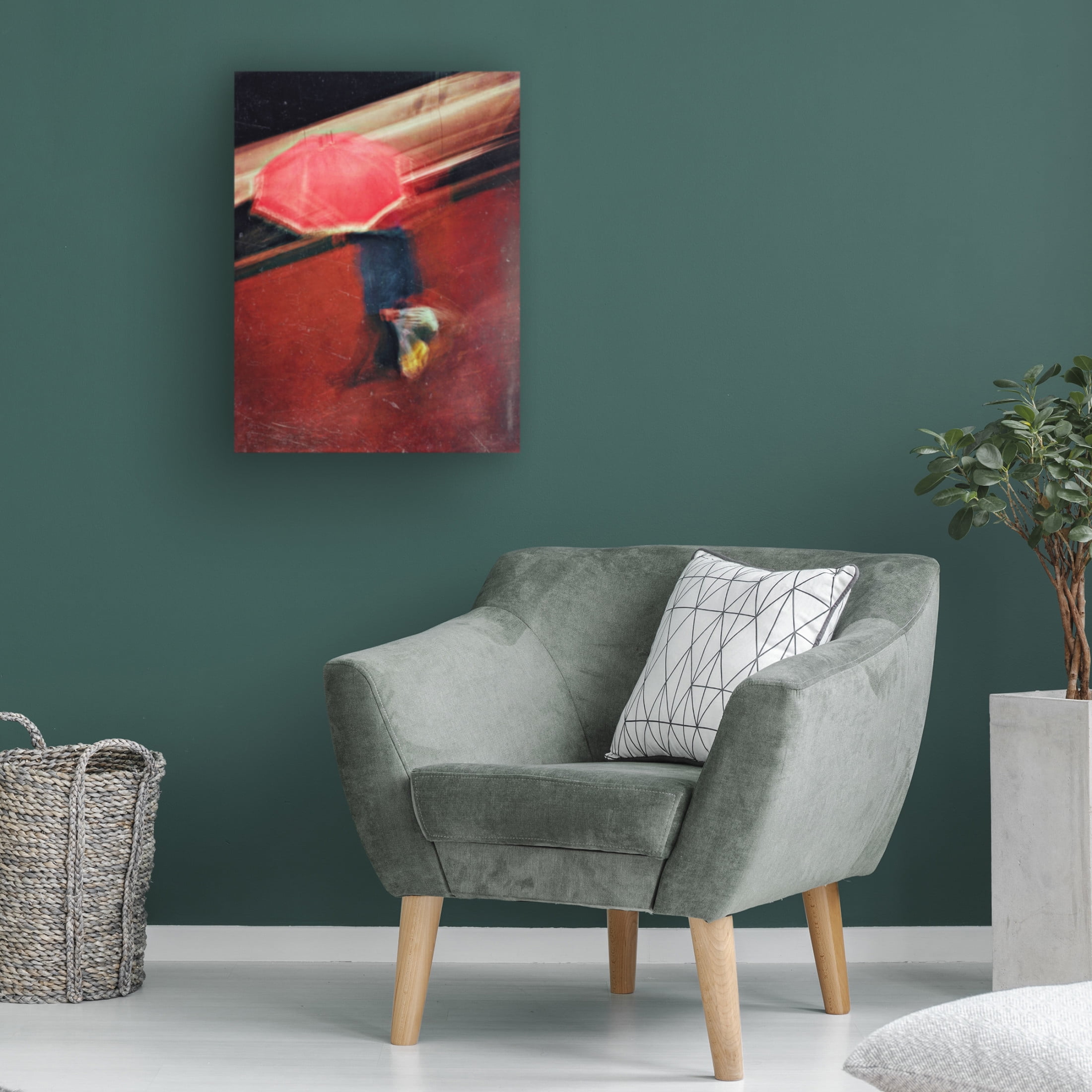 Canvas Wall Art - Yal?m Vural 'Rainy Dream' Wall Art for Living Room, Bedroom, or Office Décor by Trademark Fine Art - 24 x 32 Inches