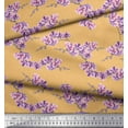 thumbnail image 3 of Soimoi Georgette Viscose Fabric Orchid Floral Decor Fabric Printed Yard 42 Inch Wide, 3 of 3
