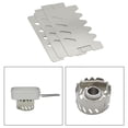 thumbnail image 6 of figatia Camping Furnace Windscreen Stoves Wind Stainless Steel Lightweight Gas Furnace Burner Wind Protection Stoves Windscreen 3 Plates, 6 of 8