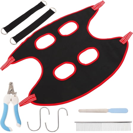 PBPBOX Hanging Grooming Hammock Pet Grooming Hammock Assorted Color Pet Owners Grooming 1 Set