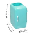 Hiroekza Refrigerator Shape Pen Holder With Drawer Desktop Cosmetic Pen