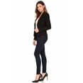 thumbnail image 6 of FashionJOA Long Sleeve Casual Suit Jacket, Black (Women's 1XL) Lightweight Relaxed Fit, Solid Print, Lightweight, Long) 1XL), 6 of 6