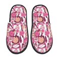 thumbnail image 1 of Balery Cute Girl Pantuflas de Casa de Felpa Silenciosas con Diseño Estampado, Zapatillas Cómodas Antideslizantes de Algodón para Interior-Large, 1 of 8