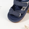 thumbnail image 5 of Zanarzt Baby Shoes for Walking Baby Infant Boy Girl Sandals Newborn Non-Slip Soft Rubber Sole Sandals for Baby Boys Open-Toe Outdoor Casual Summer Blue,US 4, 5 of 9