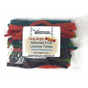 Assorted Fruit Licorice Twists 12 oz. Bag