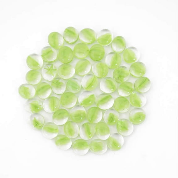 Green Catseye Gaming Stones 12 - 14mm (40 or More) Chessex