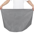 thumbnail image 5 of RENACLIPY Outdoor Round Table Cover Grey for Cooler Bars Coffee Tables with Waterproof Weather Resistance, 5 of 6