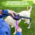 thumbnail image 6 of GoGo Stik Pooper Scooper, Catch-N-Go Poop Catcher with Dispenser & 12 Bags, Green Aluminum Handle for Small & Large Dogs, 6 of 12