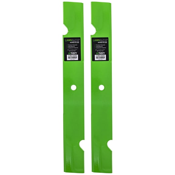 LawnRAZOR Blade for Scag 40 inch Deck 482129 Notched High Lift 2 Pack 810-CBL2565D