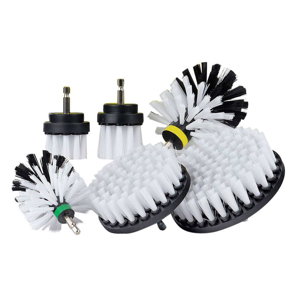 6Pcs Grout Power Scrubber Cleaning Brush Cleaner Combo Tool Kit