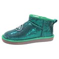 thumbnail image 3 of Women's Cuce  Green New York Jets Sequin Ankle Boots, 3 of 4