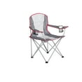 Ozark Trail, Adult Oversized Quad Chair, 9.2lbs, off White & Gray