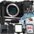 thumbnail image 1 of Canon EOS R50 V Mirrorless Camera (Body Only) with 64GB Memory Card + Case + Tripod + ZeeTech Accessory Bundle, 1 of 5