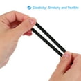 thumbnail image 4 of Uxcell Elastic Barbed Cord Loop Stretch Flat String with Metal Barb Fasteners for Hats Masks Menus Crafting Book 100 Pcs Black 20 in, 4 of 7