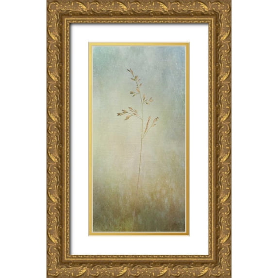 Murdock, Ramona 18x32 Gold Ornate Wood Framed with Double Matting Museum Art Print Titled - Marsh Grass II