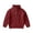 Red, variant on AUDeals Boys Girls Cable Knit Quarter Zip Sweater Mock Neck Button Pullover Knitted Sweater Toddler Baby Kids Casual Outerwear Tops (Red, 5-6 Years)