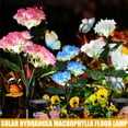 thumbnail image 1 of EIMELI Solar Stake Light 600mAh IP44 Waterproof Hydrangea Garden Stake Light with 3 Heads Auto On/Off Landscape Decor Light for Garden Lawn Patio Blue, 1 of 10