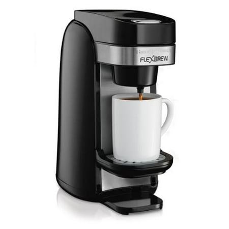 Hamilton Beach 49997 Single Serve Coffee Maker, Flexbrew Uses Ground or K-Cups - Walmart.com