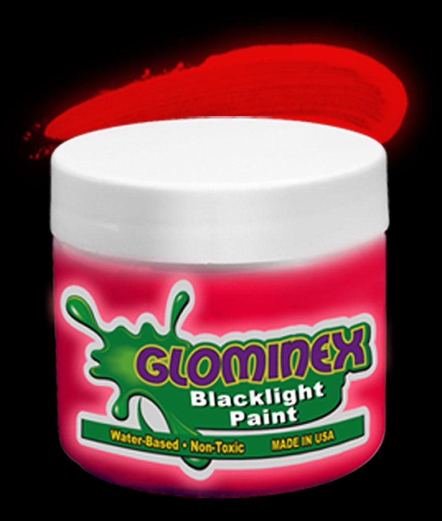 Glominex Glow Body Paint 2 oz Jar White