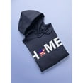 thumbnail image 3 of Home Star Shaped Flag Hoodie Women -Image by Shutterstock, Female XX-Large, 3 of 4
