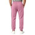 thumbnail image 6 of Mens Athletic Sweatpants with Pockets Drawstring Waist Casual Baggy Fleece Joggers Running Workout Track Pants Pink 3XL, 6 of 10