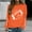 Orange, variant on ZSQDM Women's Hoodless Sweatshirt Sleeveless Hoodies for Women Football Sweatshirts for Women 2026 Plus Size Funny Graphic Long Sleeve Crewneck Shirts Casual Pullover Tops Polyester (L)