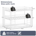 thumbnail image 7 of Miniyam Twin over Twin over Twin Metal Bunk Bed with Ladder and Guardrails, Steel Space-Saving Bed for Kids, White, 7 of 7