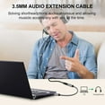 thumbnail image 6 of Headphone Extension Cable, 2Pack, 6.6ft 3.5mm Extension AudioMale to Female Aux Adapter Hi-Fi Sound Stereo Extender Cord for Headset, iPhone, iPad, Smartphones, Tablets & More, 6 of 7