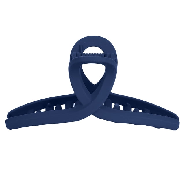 Pinzas para el pelo medianas, antideslizantes, accesorios decorativos para mujer, color azul marino