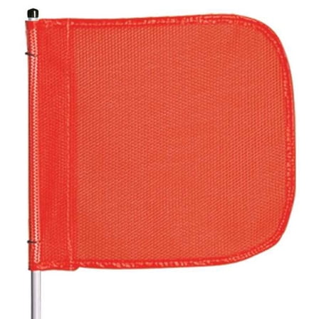 Checkers Industrial Products Nylon Mesh Outdoor Flag, Warning Whip