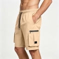 thumbnail image 5 of Stamzod Mens Cargo Shorts Workwear Lightweight Outdoor Work Hiking Shorts Men Summer Beach Shorts with Pocket Khaki XS, 5 of 9