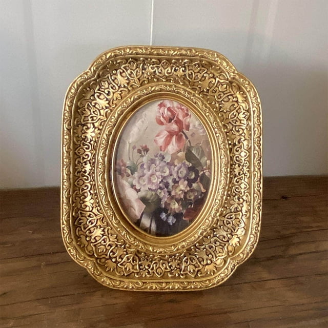 fastboy Picture Frame Embossed Living Room Photo Gallery Bedroom Baroque Photo Frame Rounded Rectangle