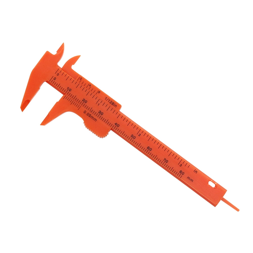 RUSR Mini 80mm Double Scale Vernier Caliper Ruler Gauge Measuring Tools