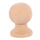 thumbnail image 1 of GOOHOCHY Remates de columna de madera: Decoración de varilla de estilo romano vintage - Remates artesanales de madera maciza para muebles, postes de cama y escaleras (6 x 4 cm), 1 of 8