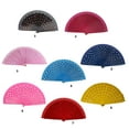 thumbnail image 6 of Dots Pattern Folding Fan Clothing Accessories Flamenco Spanish Classical Dance Performances Handheld Fan Hand Fan, 6 of 6