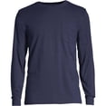 thumbnail image 2 of Lands' End Men's Tall Super-T Long Sleeve T-Shirt with Pocket, 2 of 2